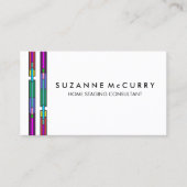 Zuhause-Stationierung der Farbbeschichtung Visitenkarte (Vorderseite)