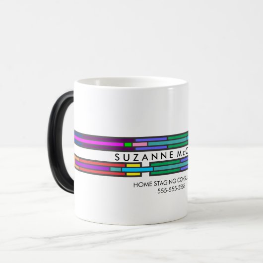 Zuhause-Stationierung von farbigen Hartglas-Geräte Verwandlungstasse (Vorderseite Links)