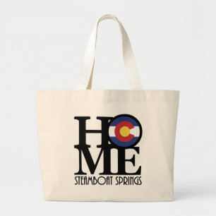 ZUHAUSE Steamboat Springs Colorado Jumbo Stoffbeutel