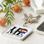 ZUHAUSE Steamboat Springs Schlüsselkette Schlüsselanhänger (Seite)