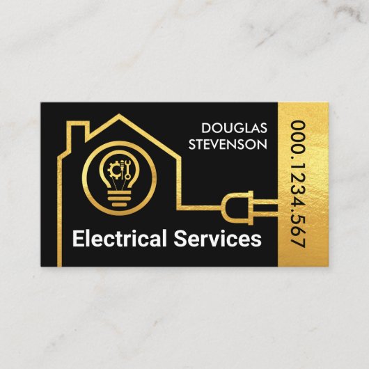 Zuhause-Stecker Visitenkarte (Vorderseite)