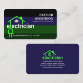 Zuhause-Steckverbinder Visitenkarte (Vorne/Hinten)