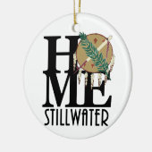 ZUHAUSE Stillwater Oklahoma Keramik Ornament (Links)