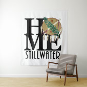 ZUHAUSE Stillwater Oklahoma Wandteppich (Beispiel)