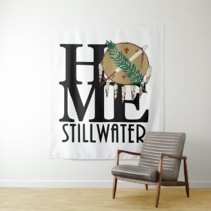 ZUHAUSE Stillwater Oklahoma Wandteppich