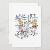 Zuhause Store Shopping Einladung (Vorne/Hinten)