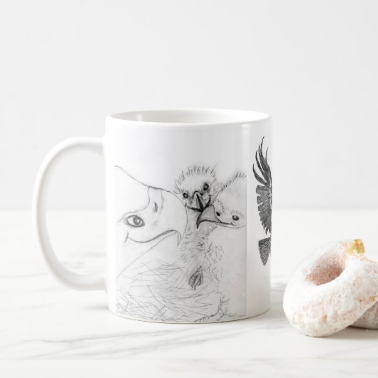 ZUHAUSE STORY UNSERES FAMILIENBAUHAFENS M15 E7 + E KAFFEETASSE (Mit Donut)