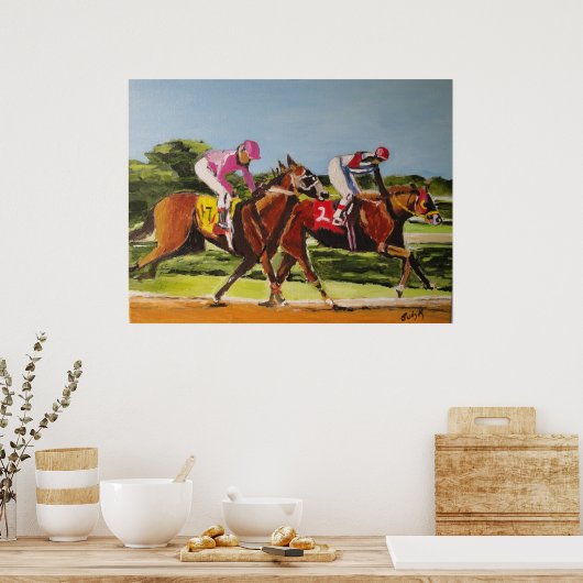 Zuhause Stretch Poster (Küche)