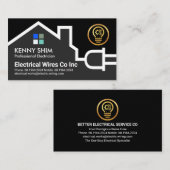 Zuhause-Stromkreis Visitenkarte (Vorne/Hinten)