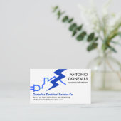 Zuhause-Stromkreisleuchten Visitenkarte (Stehend Vorderseite)