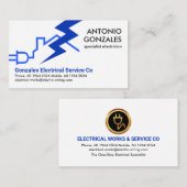 Zuhause-Stromkreisleuchten Visitenkarte (Vorne/Hinten)