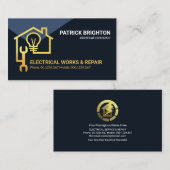 Zuhause-Stromnetz Visitenkarte (Vorne/Hinten)