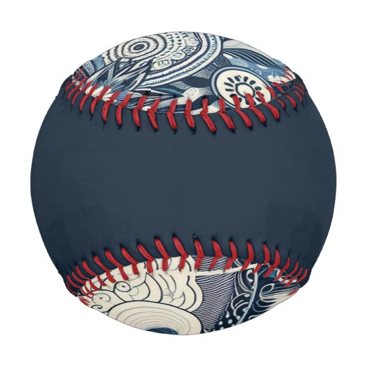 Zuhause Studio Indigo Bloom Baseball (Rückseite)