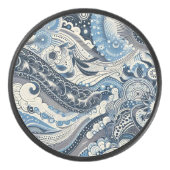Zuhause Studio Indigo Bloom Eishockey Puck (Vorderseite)
