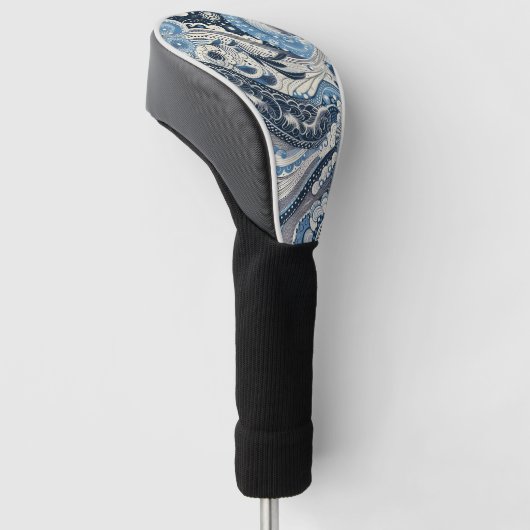 Zuhause Studio Indigo Bloom Golf Headcover (angewinkelt)