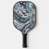 Zuhause Studio Indigo Bloom Pickleball Schläger (Vorderseite)