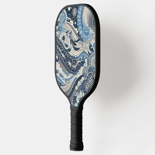 Zuhause Studio Indigo Bloom Pickleball Schläger (Links)