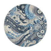 Zuhause Studio Indigo Bloom Schneidebrett (Vorderseite)