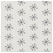 Zuhause Style Snowflake Stoff (Nahaufnahme)