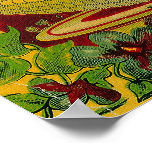 Zuhause Sugar Corn LabelJay, ME Poster (Ecke)