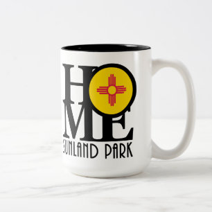 ZUHAUSE Sunland Park New Mexico 15oz Zweifarbige Tasse