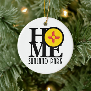 Zuhause Sunland Park New Mexico Keramik Ornament