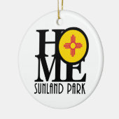 Zuhause Sunland Park New Mexico Keramik Ornament (Links)