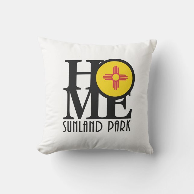 ZUHAUSE Sunland Park New Mexico Kissen (Vorderseite)