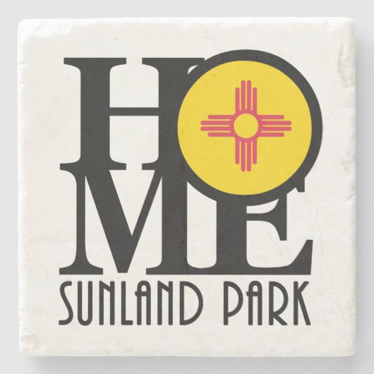 ZUHAUSE Sunland Park New Mexico Steinuntersetzer (Vorderseite)
