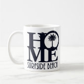 ZUHAUSE Surfside Beach SC 11oz Kaffeetasse (Links)
