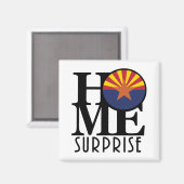 ZUHAUSE Surprise Arizona Magnet (Vorderseite/Rückseite)