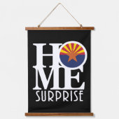 ZUHAUSE Surprise Arizona Wandteppich Mit Holzrahmen (Vorderseite)