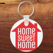 Zuhause süss Zuhause Schlüsselanhänger (Vorderseite)