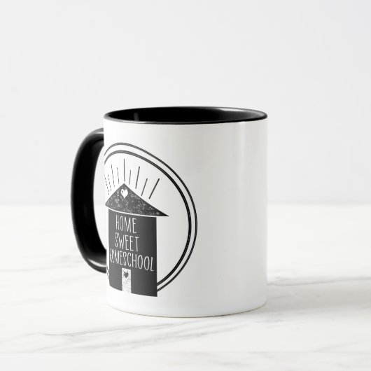 Zuhause süße Homeschool Tasse (Vorderseite Links)