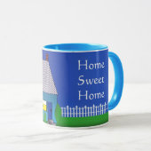 Zuhause-süße Zuhause-Tasse Tasse (VorderseiteRechts)