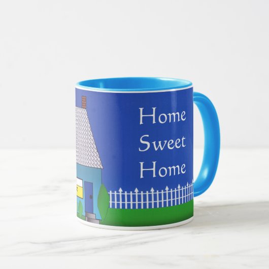 Zuhause-süße Zuhause-Tasse Tasse (VorderseiteRechts)