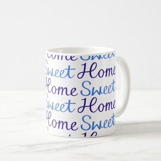 Zuhause-süßes Kaffeetasse (VorderseiteRechts)