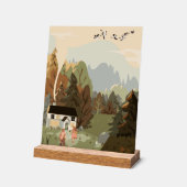 Zuhause-Süßes Zuhause Acrylschild (Winkel)