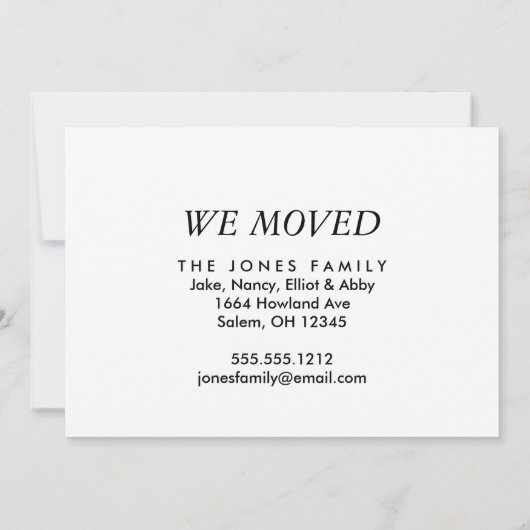 Zuhause-Süßes Zuhause Ankündigung (Rückseite)