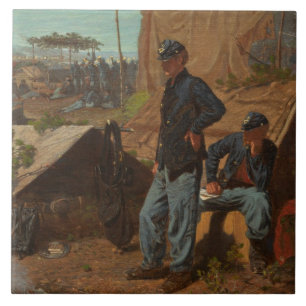 Zuhause, süßes Zuhause, c.1863 (Öl auf Leinwand Fliese
