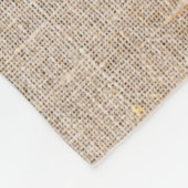 Zuhause-süßes Zuhause | Chicago Illinois rustikal Fleecedecke (Ecke)