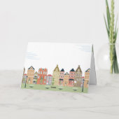 Zuhause-süßes Zuhause danken Ihnen Gruß-Karte Dankeskarte (Rückseite)