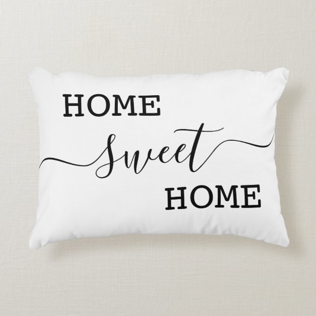 Zuhause-Süßes Zuhause Dekokissen (Vorderseite)