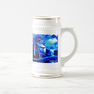 Zuhause-süßes Zuhause durch Mojisola ein Gbadamosi Bierglas