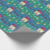 Zuhause-süßes Zuhause-Geschenk-Verpackungs-Papier Geschenkpapier (Ecke)