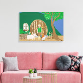 Zuhause-Süßes Zuhause Leinwanddruck (Insitu (Wohnzimmer))