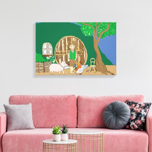 Zuhause-Süßes Zuhause Leinwanddruck (Insitu (Wohnzimmer))