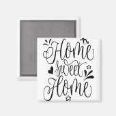Zuhause-Süßes Zuhause Magnet (Vorderseite/Rückseite)