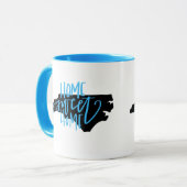 Zuhause-süßes Zuhause - Nord-CarolinaTasse Tasse (Vorderseite Links)