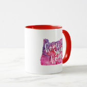 Zuhause-süßes Zuhause Oregon Tasse (VorderseiteRechts)